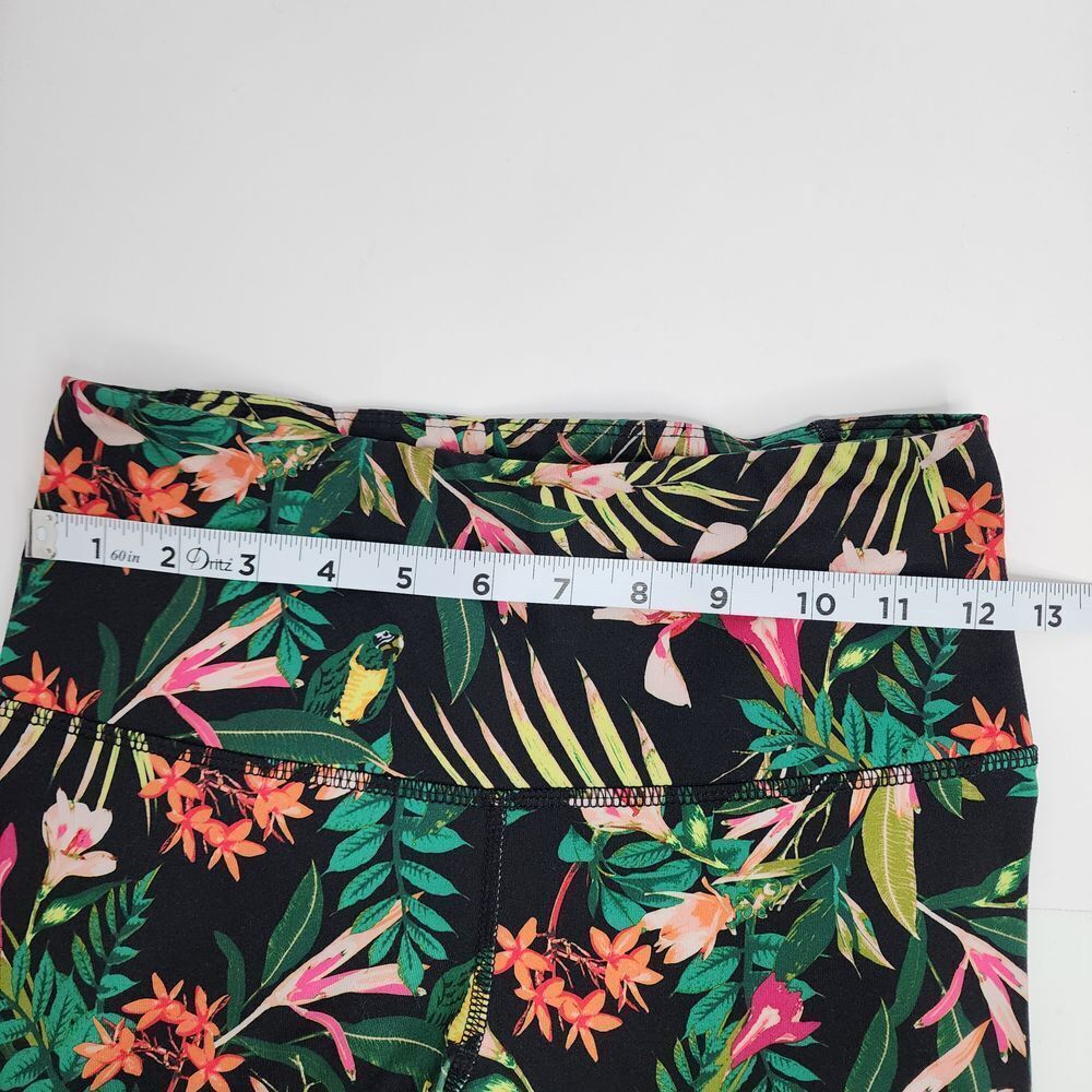 Old Navy Legging Women's Small Active Go Dry Tropical Floral Mesh - Picture 4 of 7